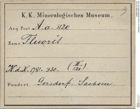 Etiketten zu Fluorit (NHMW-MIN-Aa1120)
